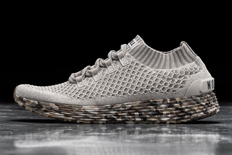 Nobull Wild Sand Knit Runner Men's Running Shoes Brown | USA Q1115M